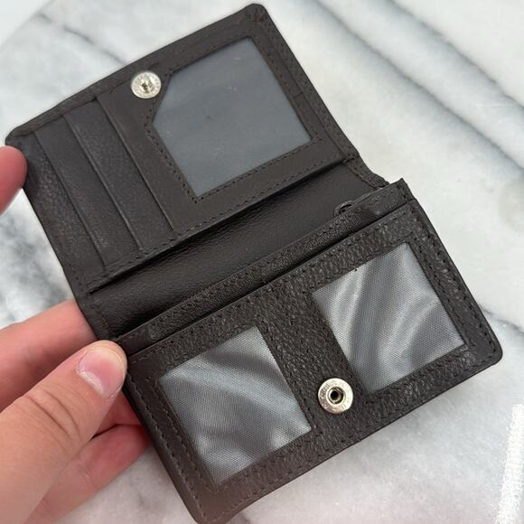 NWT ARRIGO dark brown mini wallet - Picture 4 of 4